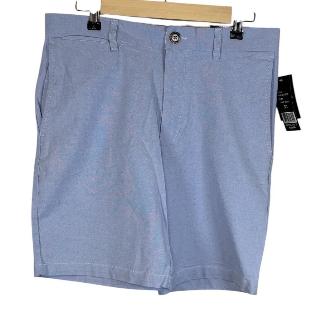 Lot of 2‎ Wicked Stitch Mens Flex Fabric Shorts Size 30 Light Blue & Red NWT